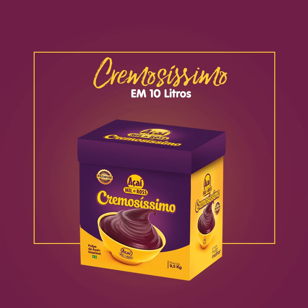 AÇAÍ CREMOSÍSSIMO DE 10L