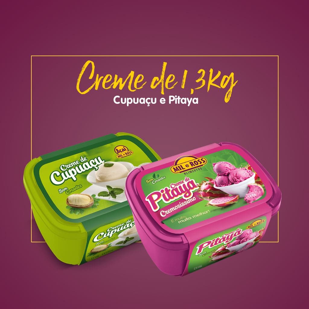 CREME DE CUPUAÇU/PITAYA 1,3KG